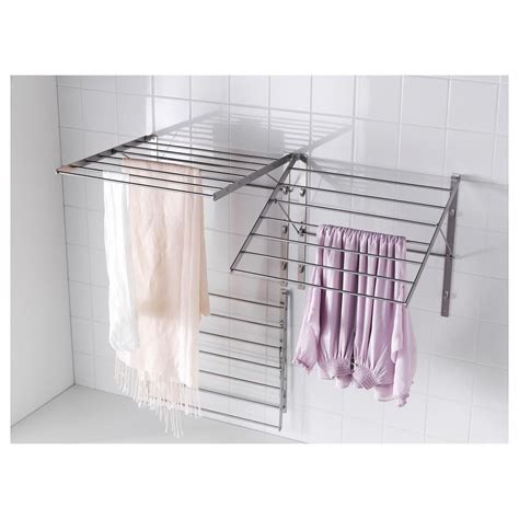 Ikea Grundtal Drying Rack Wall Adjustable To 3 Positions Simple To