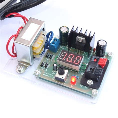 Lm317 Adjustable Voltage Power Supply Board Kit Electronics Diy 125v