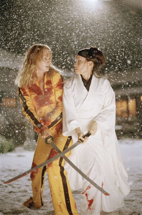 Uma Thurman And Lucy Liu In Kill Bill Pelicula Cinematografica