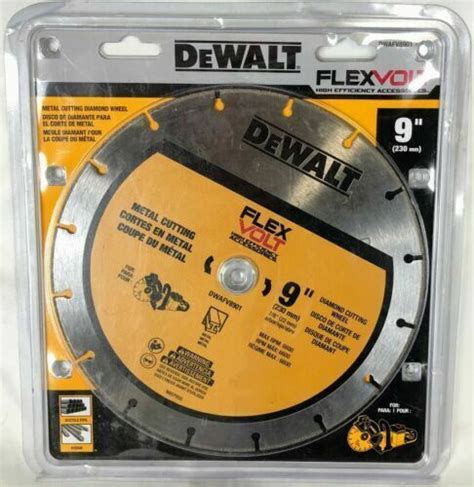 Dewalt Flexvolt 9 Metal Cutting Diamond Wheel Dwafv8901 For Sale