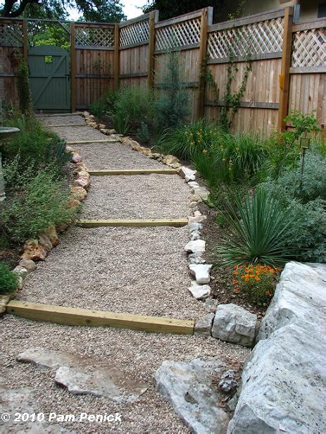 Hillside Gravel And Timber Path Done In 2020 Sloped Garden