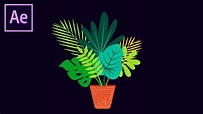 Easy Plant Animation Dynamically in After Effects Tutorial | After ...