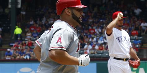 Albert Pujols Homers In Win Over Rangers