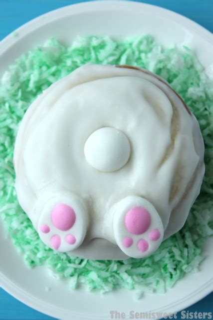 Easter Bunny Butt Donuts
