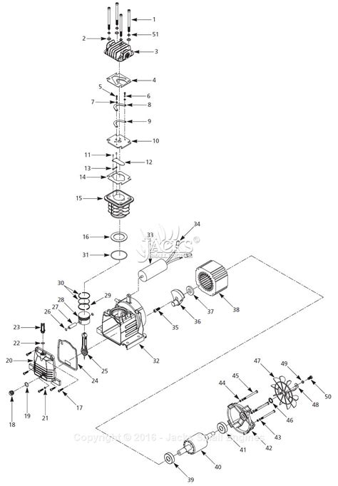 Campbell Hausfeld Hl Parts Diagram For Pump Parts