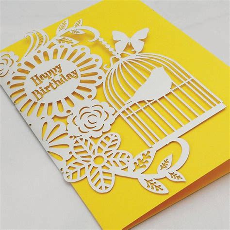 Luxurious Laser Cut Greeting Cards By Alljoy Design Alljoydesign