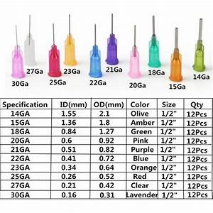 Multicolor Dispensing Needles And Tip Syringe Needles For Indusrty Use