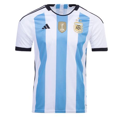 Argentina 2022 23 World Cup Final Winners Edition 3 Stars Home Jersey 1016 Jersey