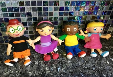 4 Disney Little Einsteins Pat Rocket Leo June Annie Quincy Doll Talking