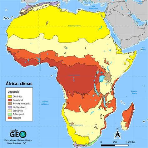 África O Continente Espelho Clima E Vegetação Tudogeo