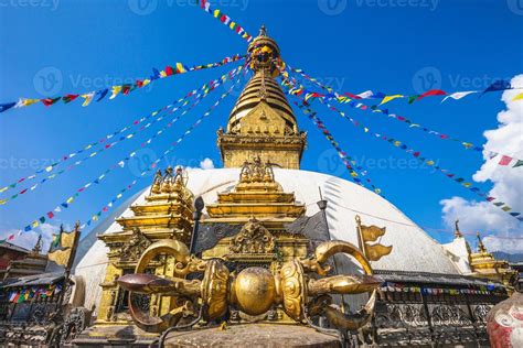 Swayambhunath Aka Monkey Temple In Kathmandu Nepal 2642385 Stock Photo