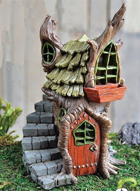 Fiddlehead Fairy Village Stump House Fairy Garden Diy Clay Fairy