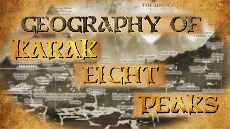 Geography Of Karak Eight Peaks Youtube