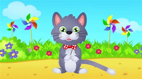 Bajkowe teledyski dla dzieci - Wlazł kotek - YouTube
