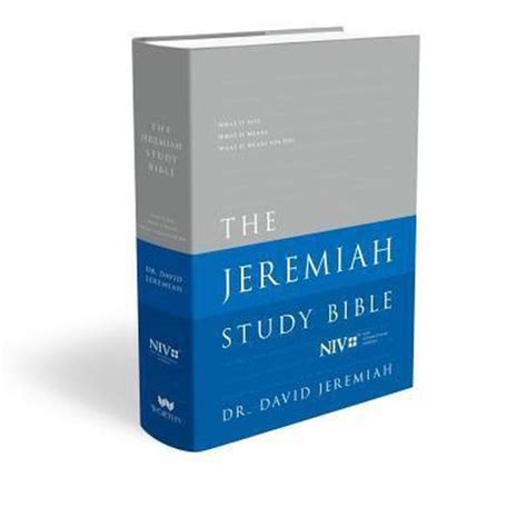 The Jeremiah Study Bible Niv Jacketed Hardcover 9781617957413