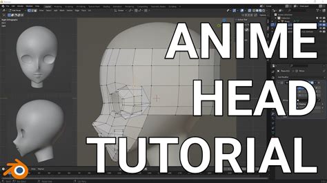 How To Make An Anime Girl Head In Blender 1 Head Base Youtube