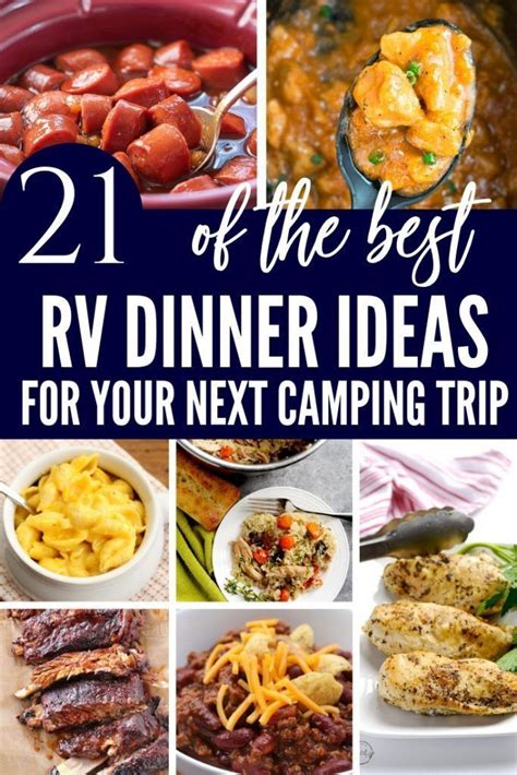 rv dinner ideas    camping trip camping meals camping