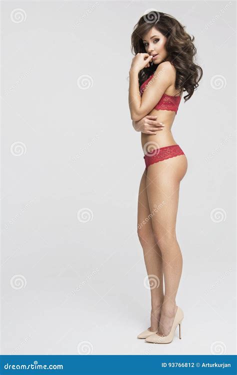 Glamorous Brunette Woman Stock Photo Image Of Beauty 93766812