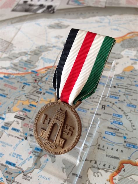 World War Ii 1942 German Italian Campaign Medal Item 0769