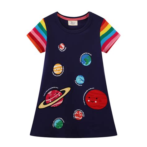 Baby Girls Summer Dress Rainbow Animal Unicorn Dresses For Girl Clothes
