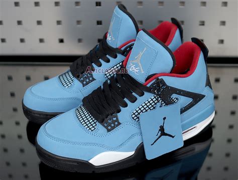 Travis Scott X Air Jordan 4 Retro Cactus Jack 308497 406 University