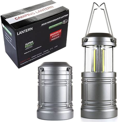 2 Pack Collapsible Camping Lantern Military Tac Light Lantern With