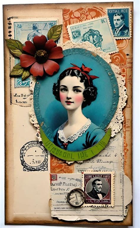 Vintage Mixed Media Ephemera Free Stock Photo Public Domain Pictures