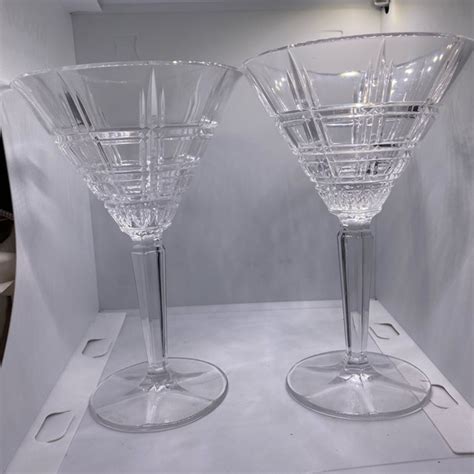 waterford crystal dining marquis by waterford crystal crosby martini glass pair of two