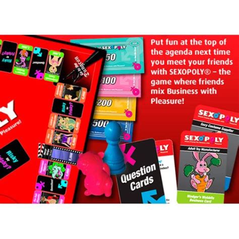 Sexopoly The Really Cheeky Adult Board Game