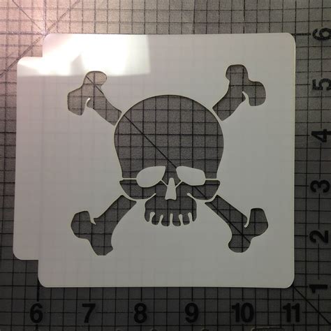 Skull And Crossbones Stencils