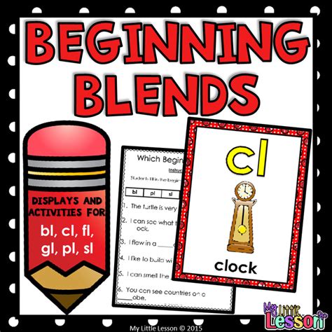 This book contains a collection of worksheets, games and activities intended for use with children in kindergarten (prep) and grade 1 to help them learn the b. Beginning Blends Worksheets - bl, cl, fl, gl, pl, sl by My ...