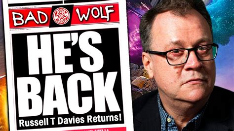 What What WHAT Russell T Davies Is Back To Run DOCTOR WHO YouTube