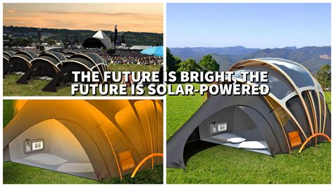 The Orange Solar Concept Tent Revolutionary Camping Gear With Heated