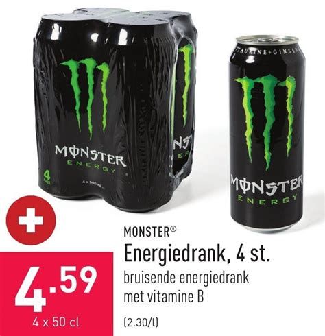 Monster Energiedrank St Promotie Bij Aldi