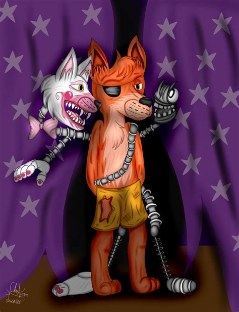 Foxy And Mangle By Chloecassandra On Deviantart