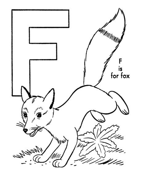 Letter F Coloring Pages To Download And Print For Free