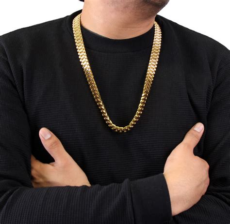 Well, wait until you see the options that we have available for you. Mens 14k Gold Plated 15mm HQ Stainless Steel Hip Hop Style ...