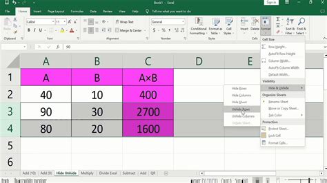 How To Hide And Unhide Rows In Excel Video Dailymotion