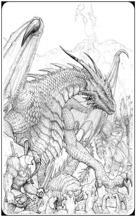 78 Realistic Dragon Coloring Pages For Adults Heartof Cotton Candy
