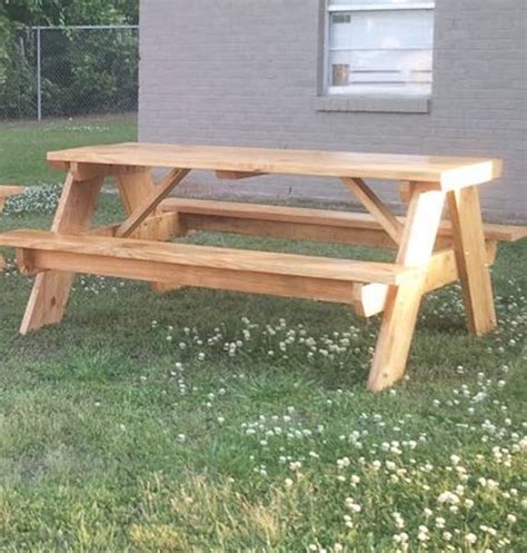 6 Foot Picnic Table By Jay Free Woodworking