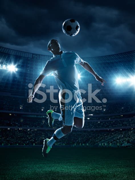 Soccer Player Kicking Ball Stock Photo Royalty Free Freeimages