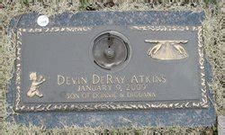Devin Deray Atkins Find A Grave Memorial
