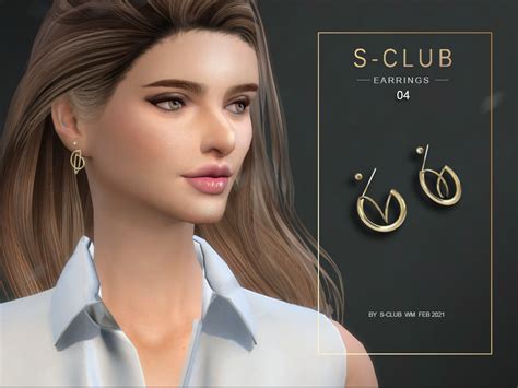 S Club Ts4 Wm Earrings 202104 The Sims 4 Catalog