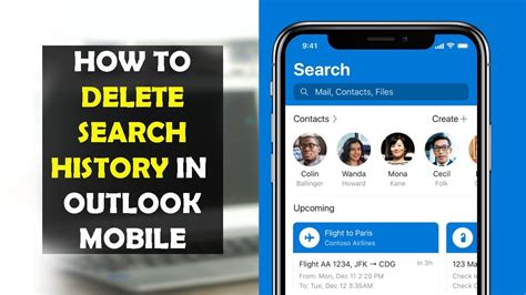 How To Delete Search History In Outlook Mobile 2023 Youtube