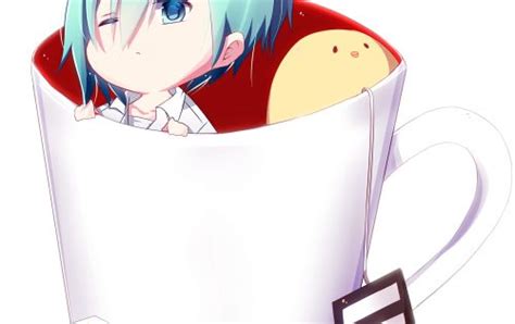 Tags Anime Tea Cup Tiny Person Sugar Poking Teacup Chibi Land