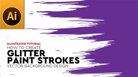 How To Create Paint Strokes Vector Background In Adobe Illustrator