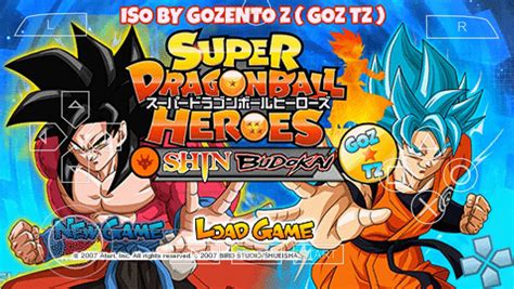 Super Dragon Ball Heroes Shin Budokai 2 Mod PSP Game - Evolution Of Games