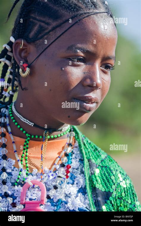 Young Fulani Woman In The Seasonal Village Of Bantagiri In Northern