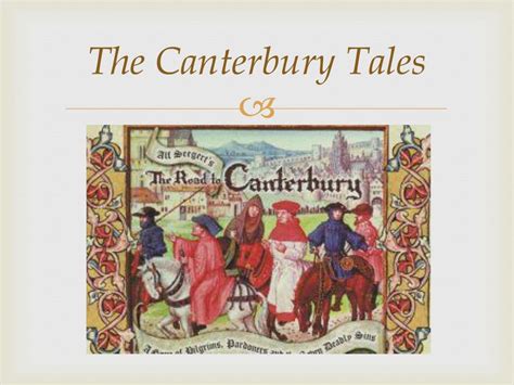 Ppt The Canterbury Tales Powerpoint Presentation Free