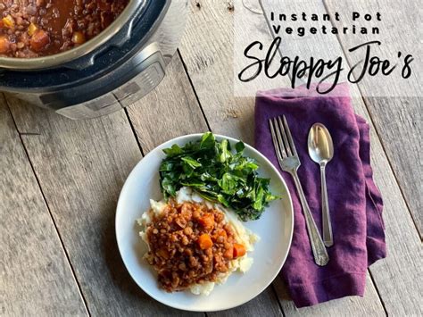 Instant Pot Lentil Sloppy Joes Easy Real Food